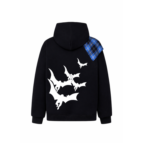 REY TIED SHAWL HOODIE