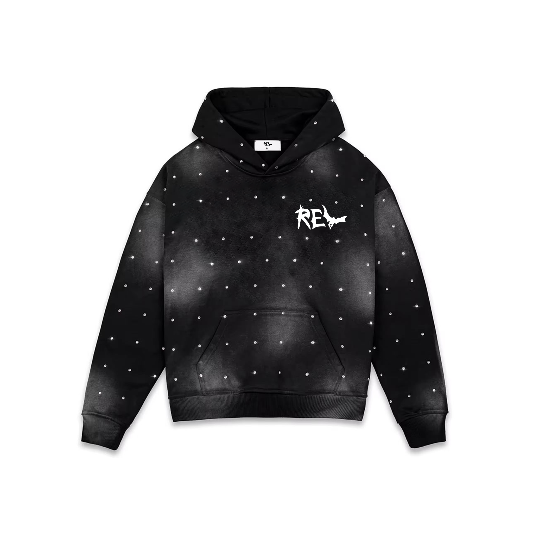 REY RHINESTONE HOODIE